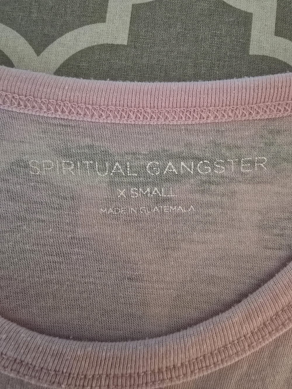 Spiritual Gangster Pink 'Gratitude' Sleeveless Tank - Picture 3 of 3